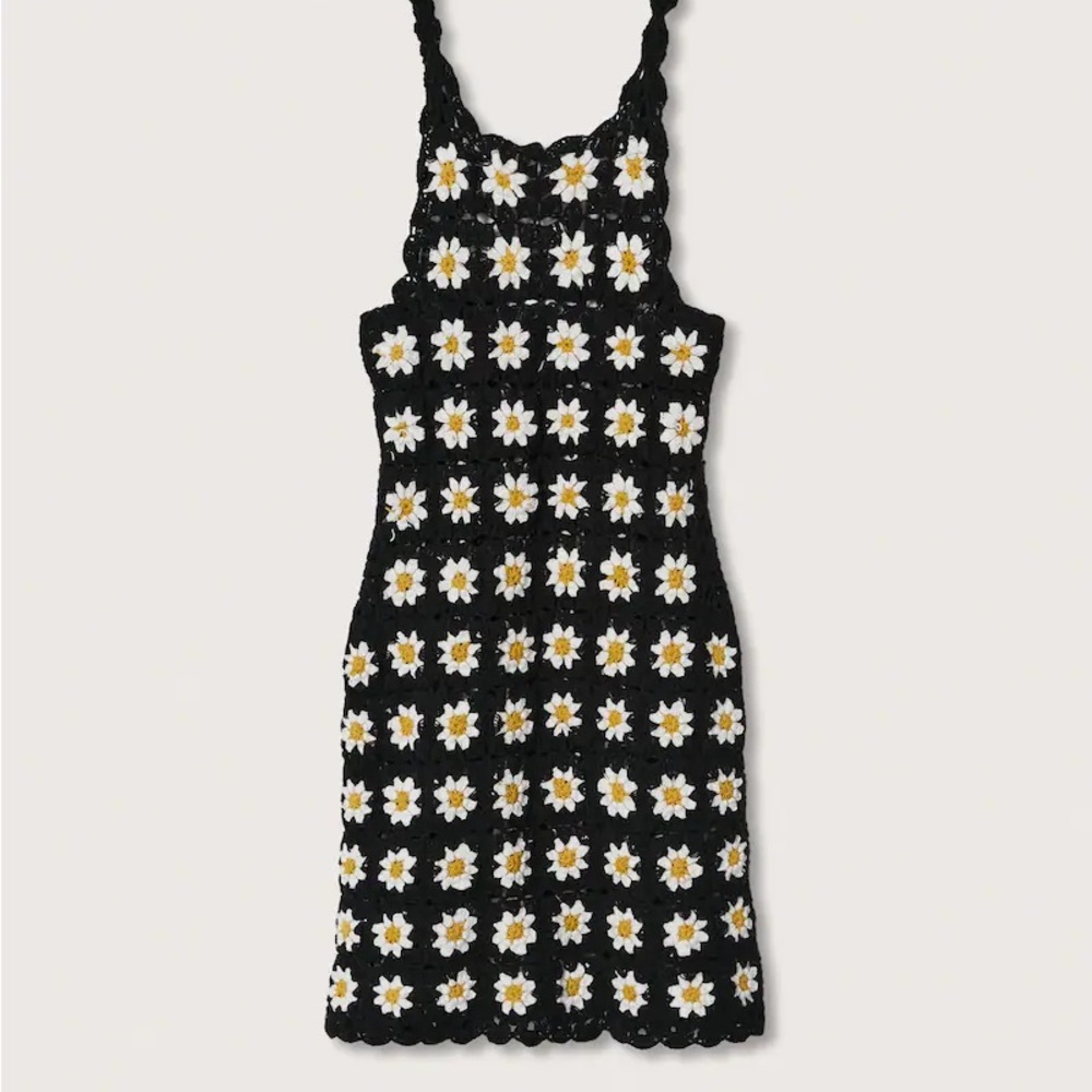 Mango Black and Yellow Floral Dress - Picture 5 of 12